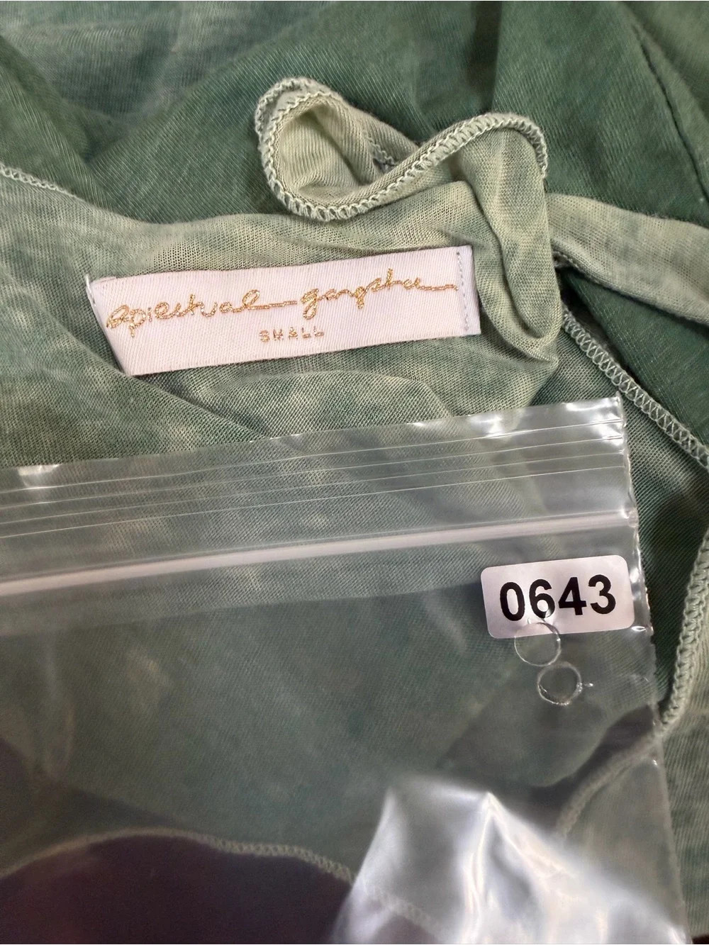 Spiritual Gangster Love Is All We Need Tank Women’s Size S Green 0643